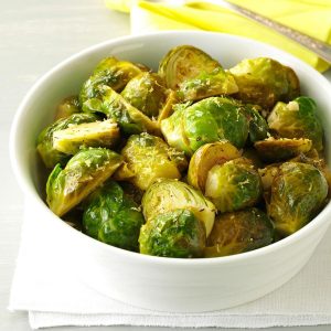 Brussel Sprouts with Lemon Butter Sauce