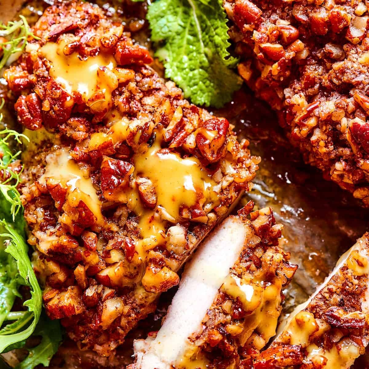 Pecan Chicken with Orange