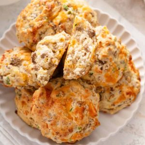 Cheese Sausage Biscuits