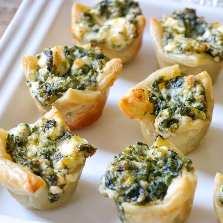Spinach Feta Tartlets