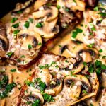 sirloin strips with dijon mushroom sauce