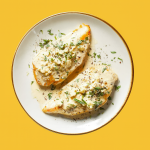 Chicken Breast with Feta Cheese Sauce