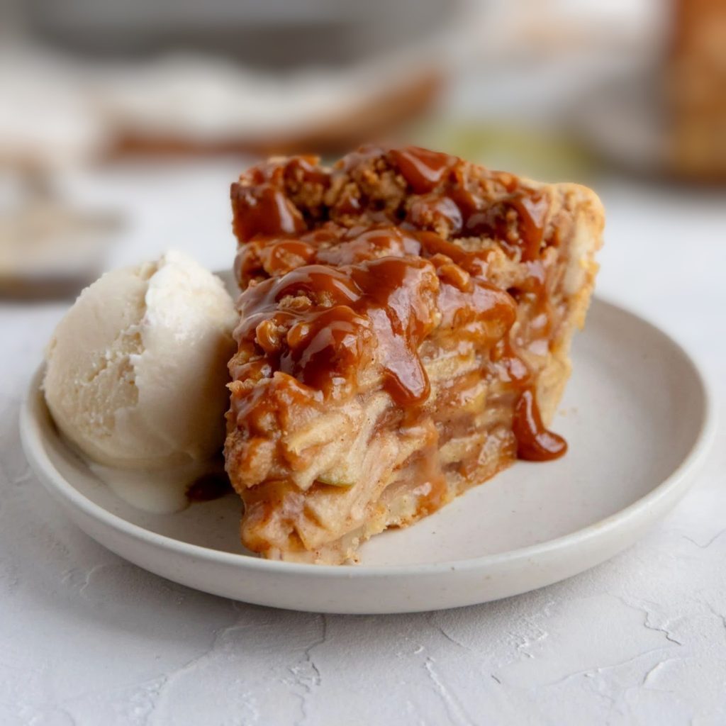 Caramel Crunch Apple Pie